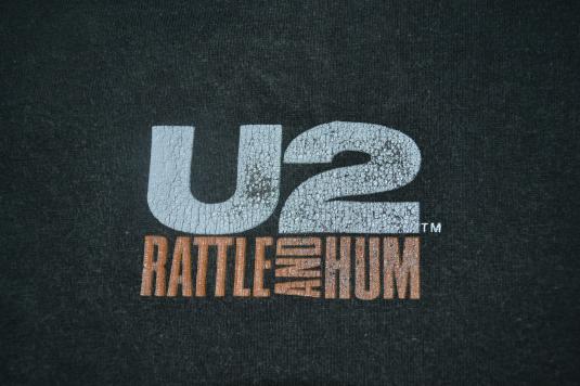 Vintage 1988 U2 Rattle and Hum promo T-shirt