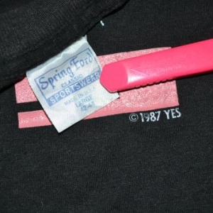 Vintage YES 1987 Big Generator Tour Concert T-shirt