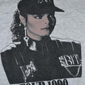Vintage 1990 JANET JACKSON Concert Tour T-shirt