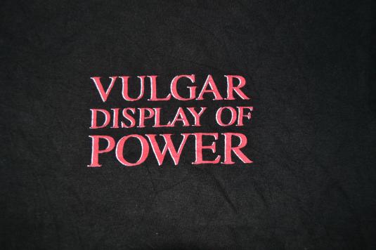 Vintage 90s PANTERA Vulgar Display of Power Promo Tshirt