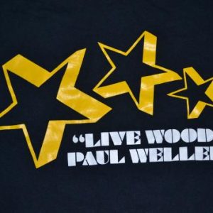 Vintage 1993 PAUL WELLER Live Wood T-shirt