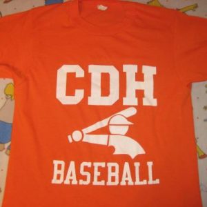vintage 1980's CDH Baseball t-shirt, Screen Stars