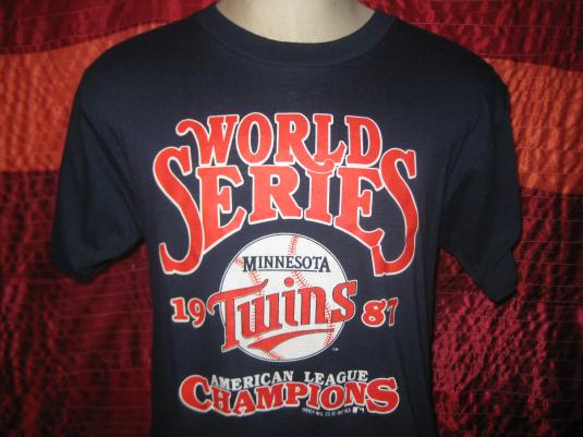 Vintage 1987 Minnesota Twins t-shirt, L XL