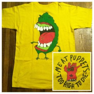 Vintage 1994 Meat Puppets Too High To Die t-shirt