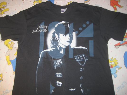 Vintage 1990 Janet Jackson Rhythm Nation tour t-shirt | Defunkd