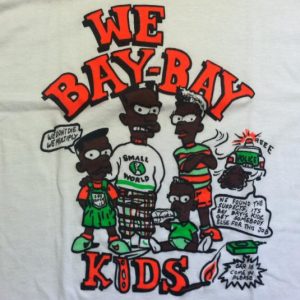 Vintage bootleg Simpsons Bay Bay Kids black Bart t-shirt