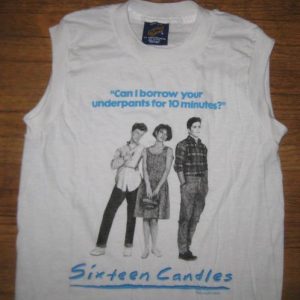 Rare vintage 1984 Sixteen Candles movie promo t-shirt, small