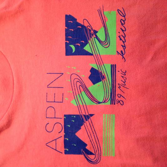 Vintage 1989 Aspen Music Festival t-shirt