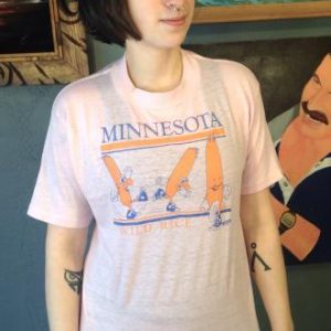 Vintage 1980's Minnesota Wild Rice soft & thin t-shirt