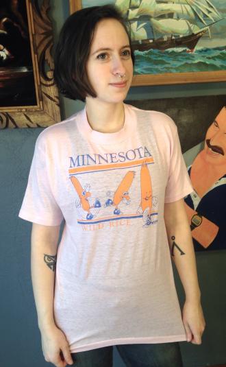 Vintage 1980’s Minnesota Wild Rice soft & thin t-shirt