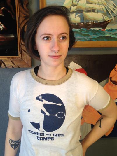 Vintage 1970's Tennis And Life Camps t-shirt