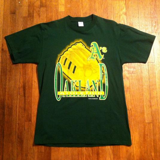 Vintage 1992 Oakland Athletics baseball tshirt Defunkd