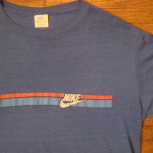 Vintage 1980's Nike orange tag t-shirt, CRAZY SOFT & THIN!