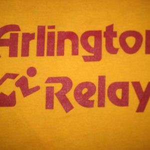 Vintage 1980's relay race t-shirt, soft and thin, M L