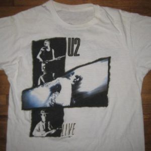 Vintage 1987 U2 The Joshua Tree tour t-shirt, large
