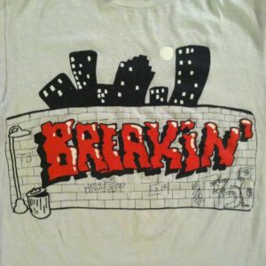 Vintage 1980's Breakin' hip hop breakdancing t-shirt
