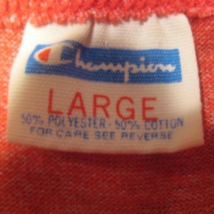 Vintage 1970's UWEC t-shirt, Champion blue bar, Eau Claire