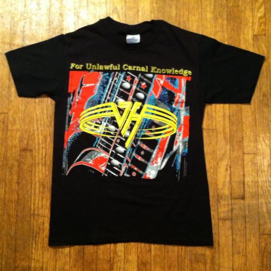 Vintage 1991 Van Halen For Unlawful Carnal Knowledge t-shirt | Defunkd