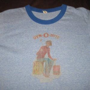 Vintage 1980's Jimmy Walker Dy-no-mite ringer t-shirt