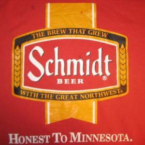 Vintage 1980's Schmidt Beer t-shirt, medium