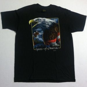 Vintage 1991 3D Emblem America bald eagle t-shirt