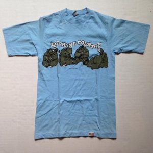 Vintage 70's Elephant Country marijuana Crazy Shirts t-shirt
