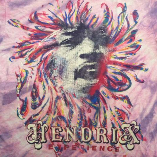 Vintage 1980’s Jimi Hendrix purple tie dye t-shirt
