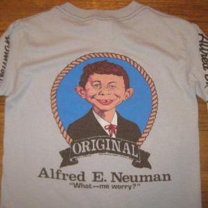 Vintage 1980's Mad Magazine Alfred E. Neuman t-shirt, XS-S