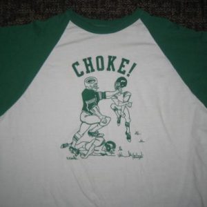 vintage 1980's Packers vs Vikings raglan t-shirt, XL