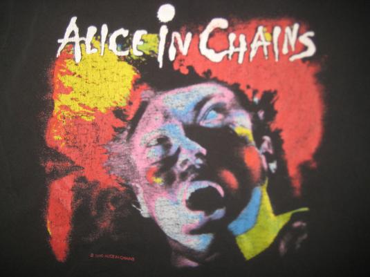 Vintage 1990 Alice In Chains Facelift t-shirt