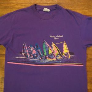 Vintage 1980's Padre Island, Texas sailing t-shirt, XL