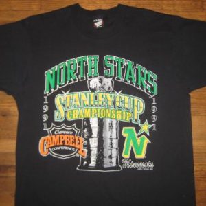 Vintage 1991 Minnesota North Stars Stanley Cup t-shirt, XL