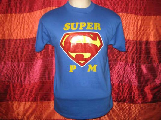 Vintage 1980’s Super Man iron-on t-shirt, M L