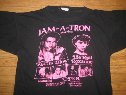 Vintage Rare 1985 old school rap hip hop t-shirt Kurtis Blow