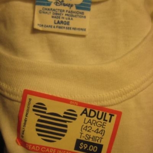 Vintage 1980's deadstock Mickey Mouse t-shirt