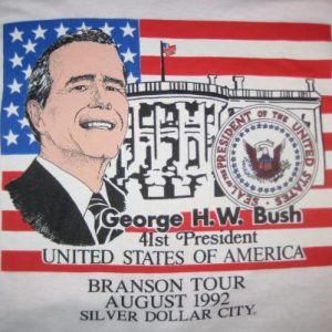 Vintage 1992 George Bush t-shirt, soft and thin, L-XL