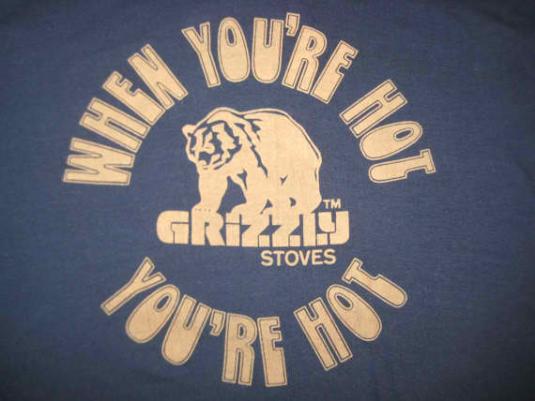 Vintage 1980’s hot grizzly bear t-shirt, Screen Stars, M L