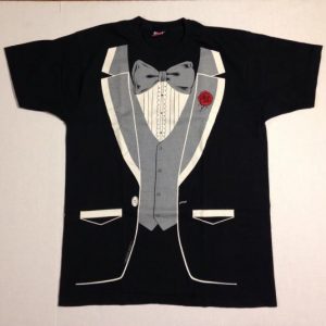 Vintage late 80's-early 90's tuxedo t-shirt