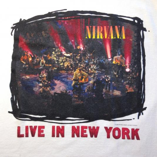 nirvana live in new york shirt