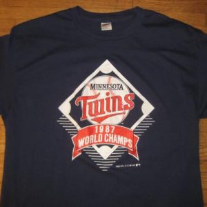 Vintage 1987 Minnesota Twins World Series champs t-shirt, XL