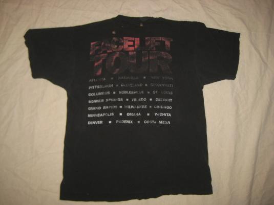 Vintage 1990 Alice In Chains Facelift t-shirt