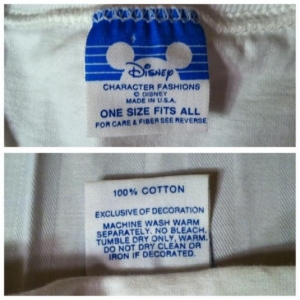 Vintage 1980's Mickey Mouse Epcot Center Switzerland t-shirt