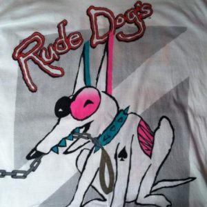 Vintage 1980's Rude Dog t-shirt CA surf skate punk