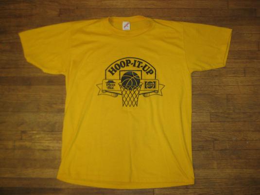 Vintage 1980’s Hoop It Up basketball t-shirt pizza hut pepsi | Defunkd