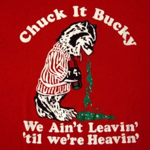 Vintage Crude 1980's University of Wisconsin Badgers t-shirt
