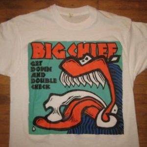 Vintage Rare 1990 Big Chief t-shirt, Sub Pop grunge band