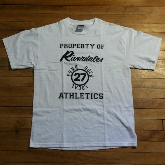 Vintage 1997 The Riverdales punk rock band tshirt Defunkd
