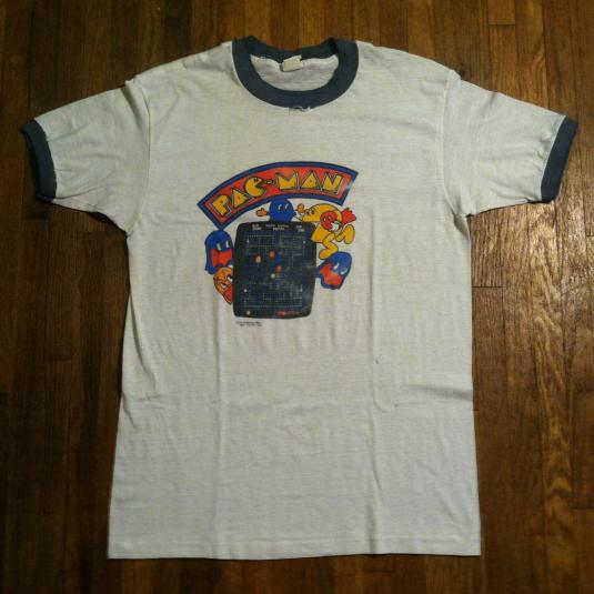 Vintage 1980’s PAPER THIN Pac Man video game t-shirt