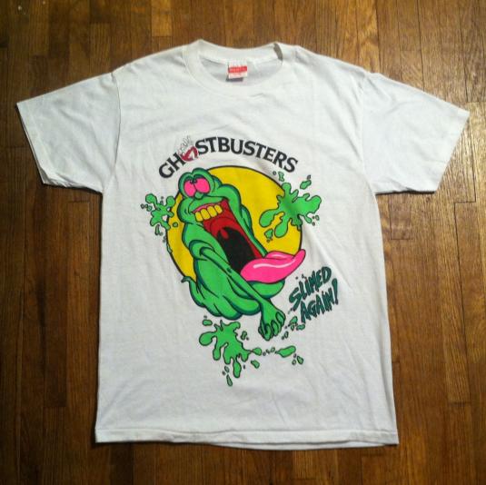Vintage 1989 GHOSTBUSTERS 2 Slimer t-shirt | Defunkd