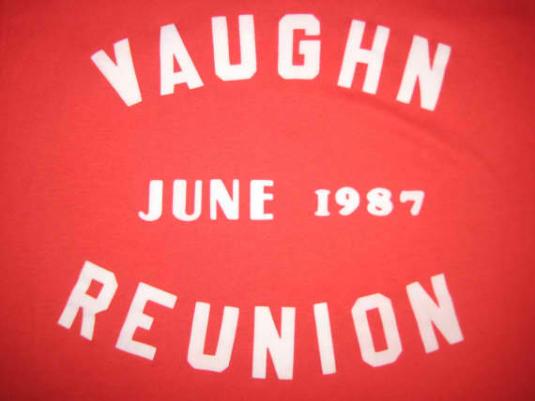 Vintage 1987 reunion t-shirt, Screen Stars, M L